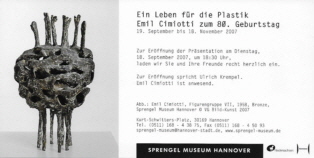 2007 Biblio cimi Fly 2007 Sprengel kl